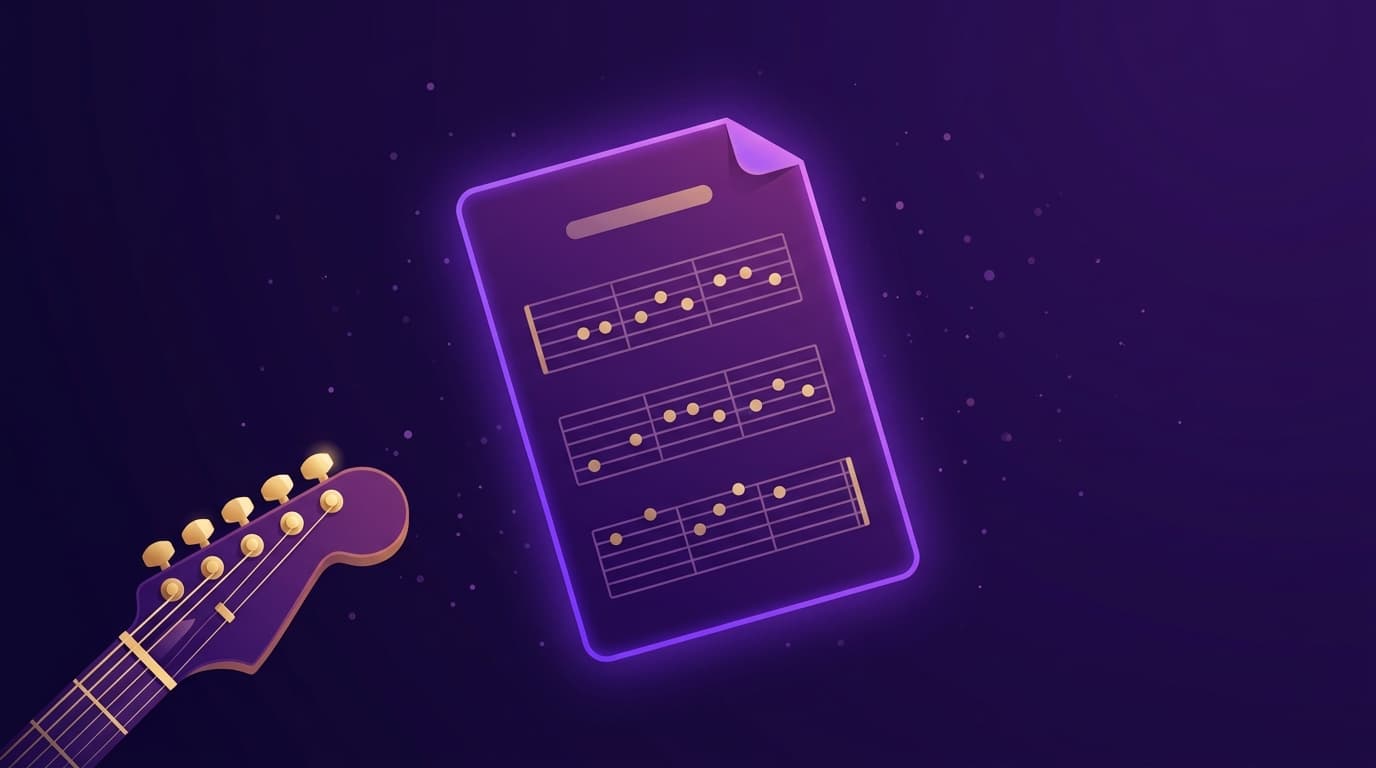 Suno to Guitar: Tabs, Chords, and MIDI From Your AI Song
